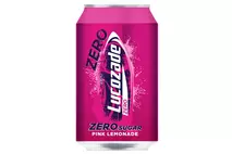 Lucozade Pink Zero Lemonade Can 330ml