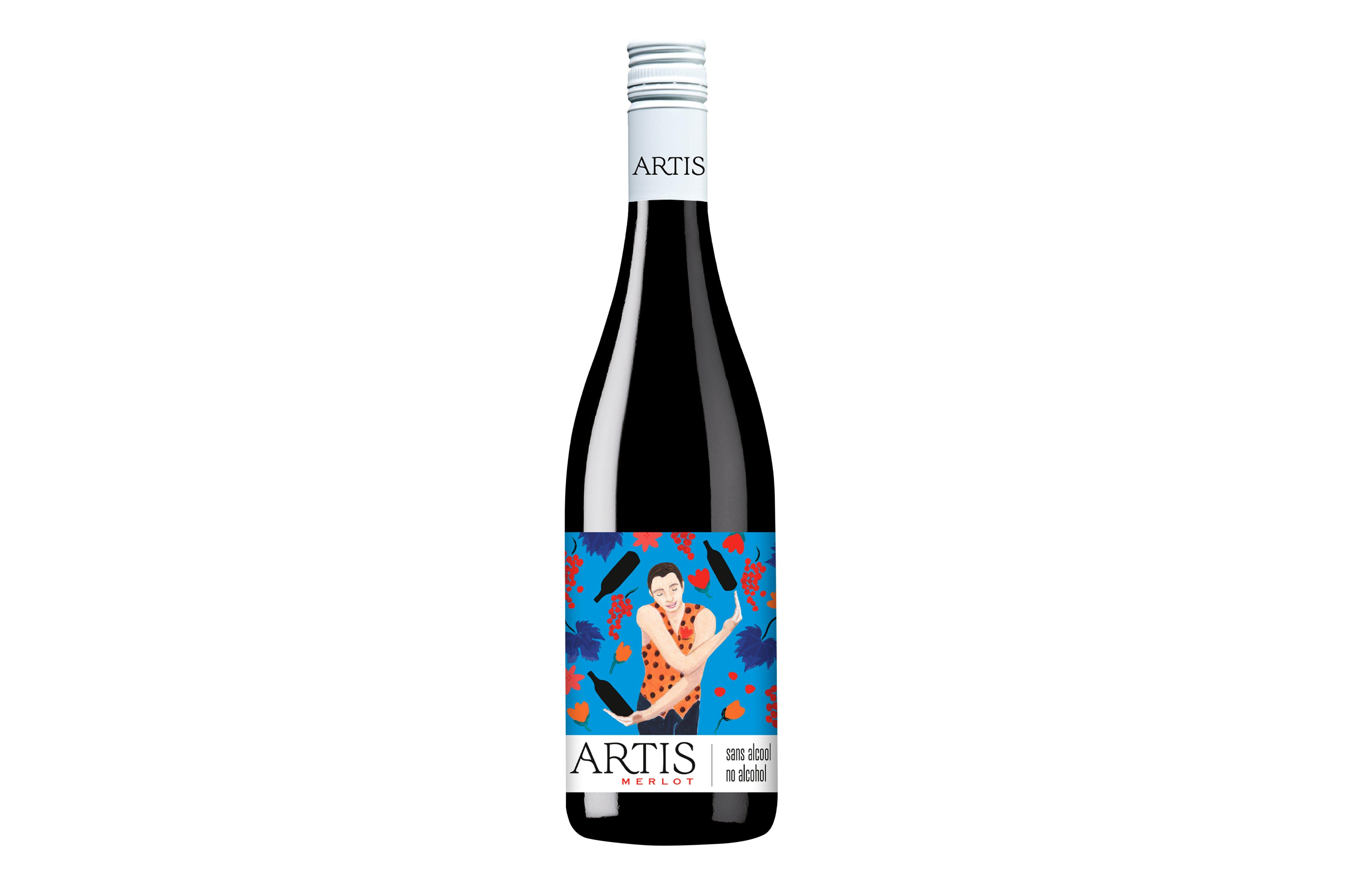 Artis Merlot 0% (alcohol-free)     6 x 75cl