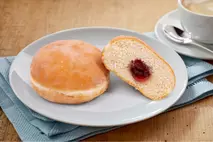 Dawn Vegan Glazed Jam Ball Donut
