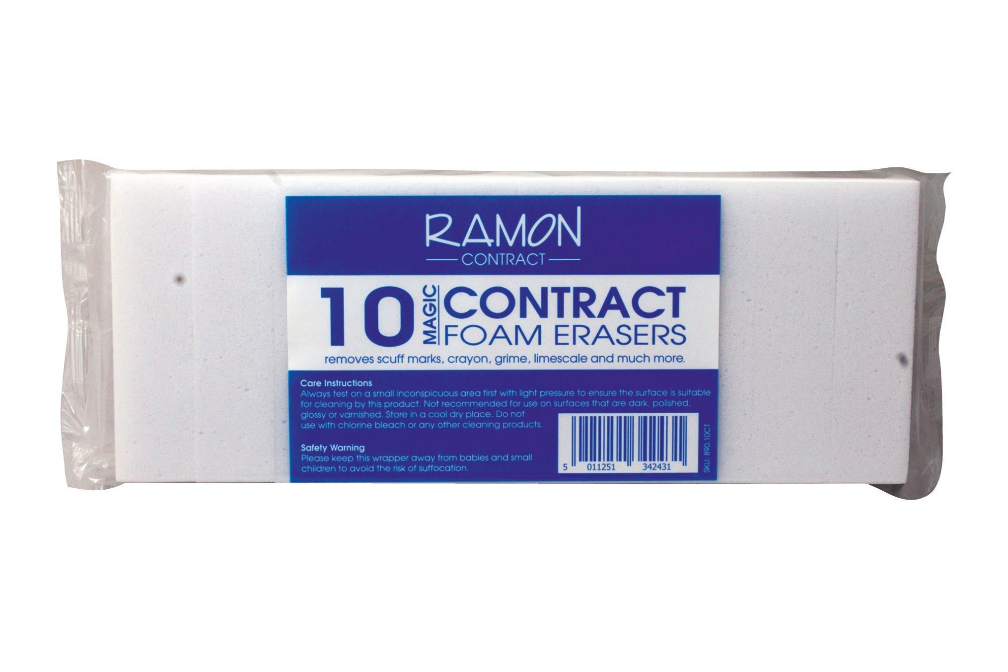 Ramon Magic Foam Erasers     1 x 10
