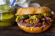 Squeaky Bean Plant Based Salt Beef Pieces Squeaky Bean Plant Based Salt Beef Pieces