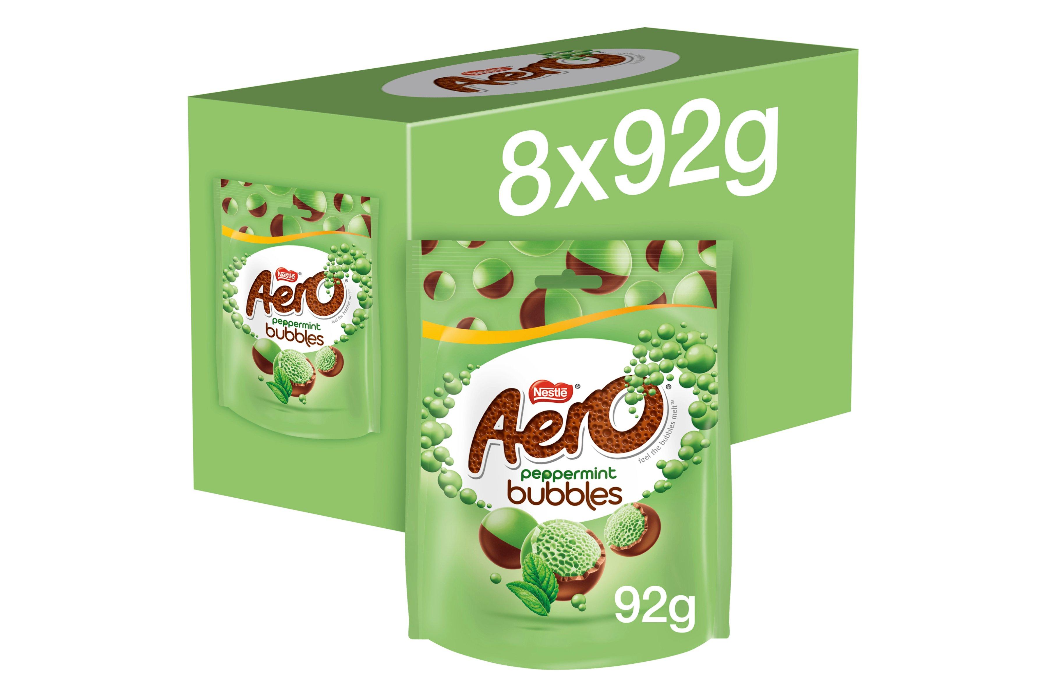 Aero Bubbles Peppermint Pouch Bag 8 x 92g