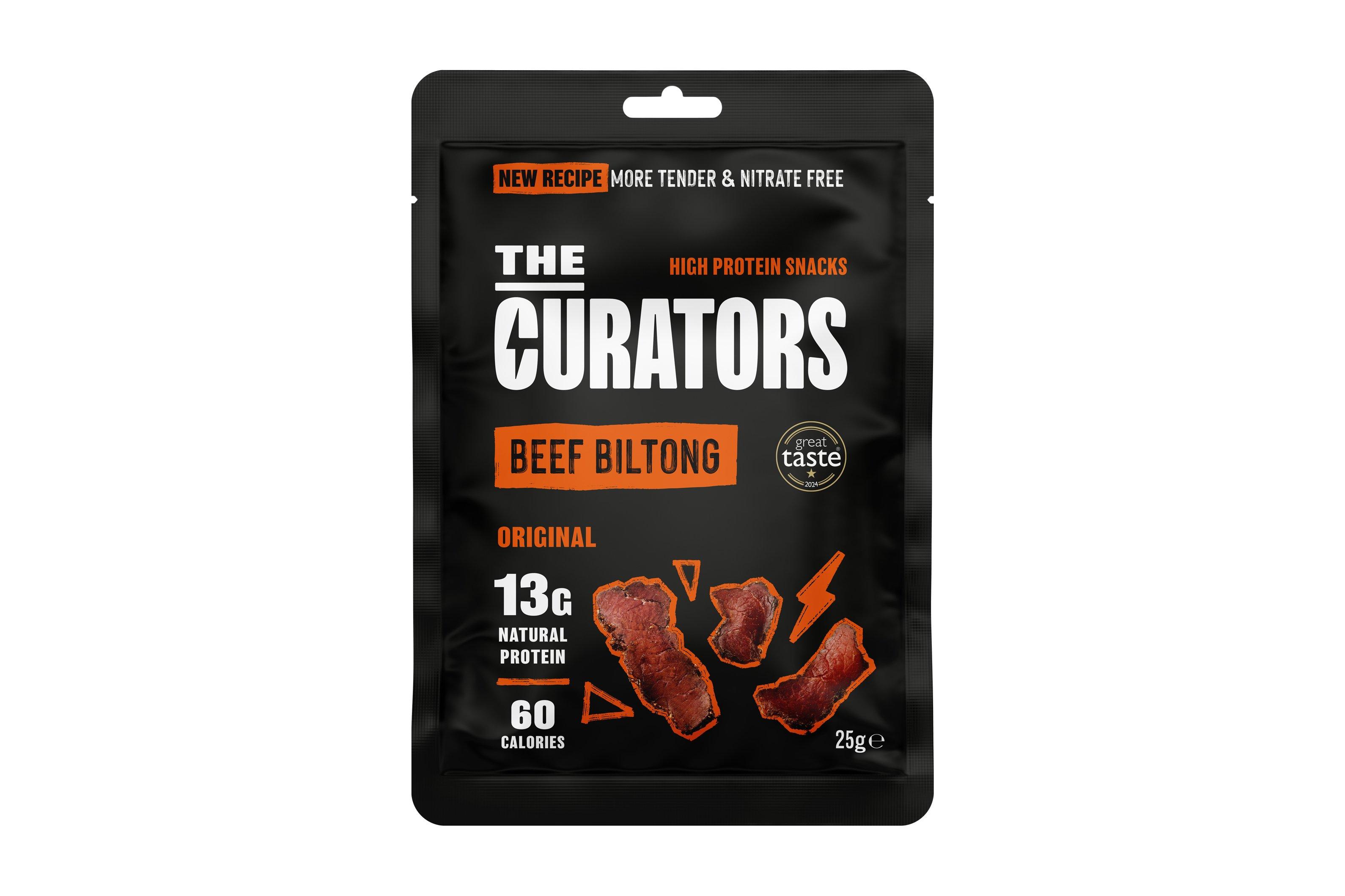 The Curators Original Beef Biltong 12 x 28g
