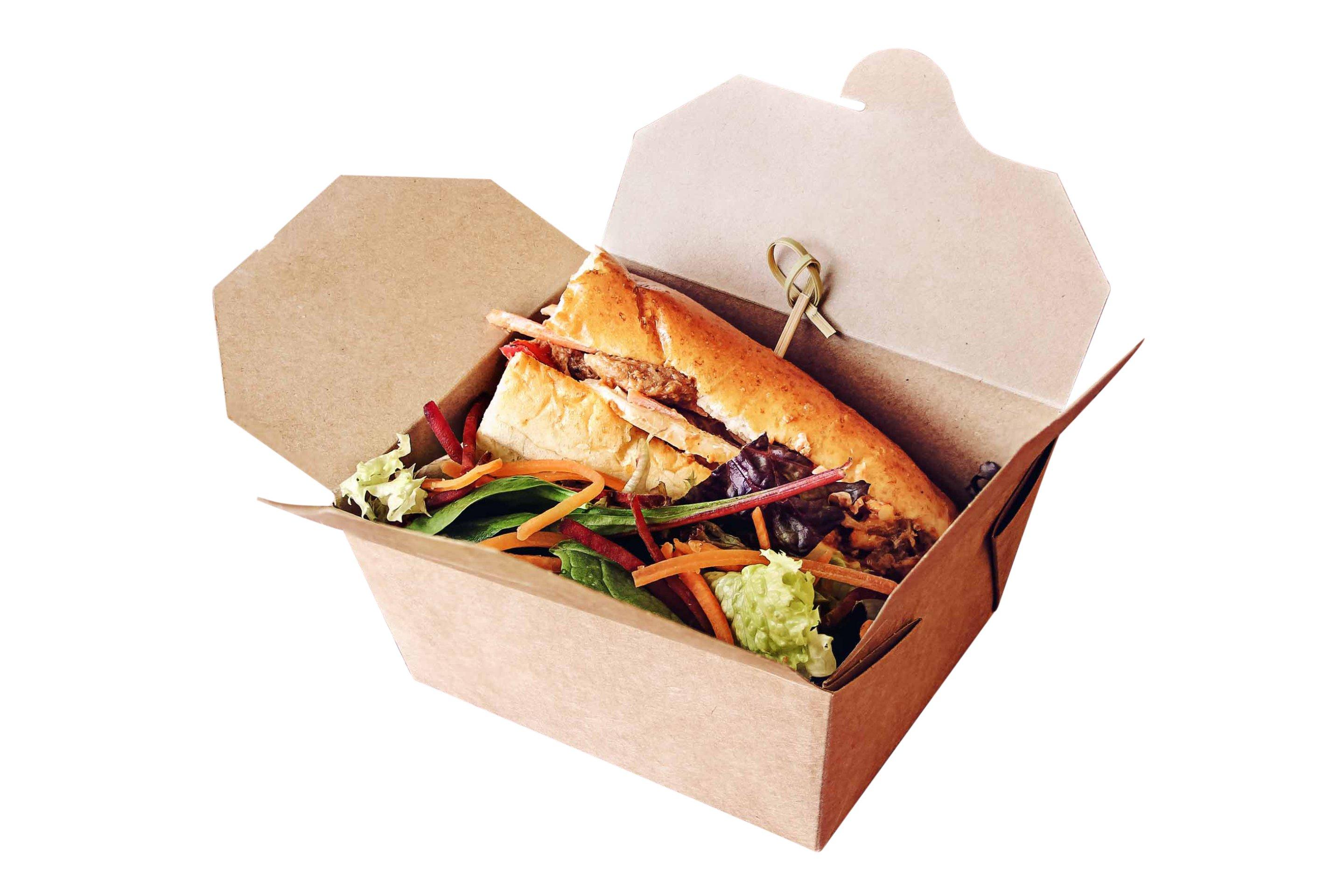 Kraft D/Flap Lunch Box 700ml     1 X 300