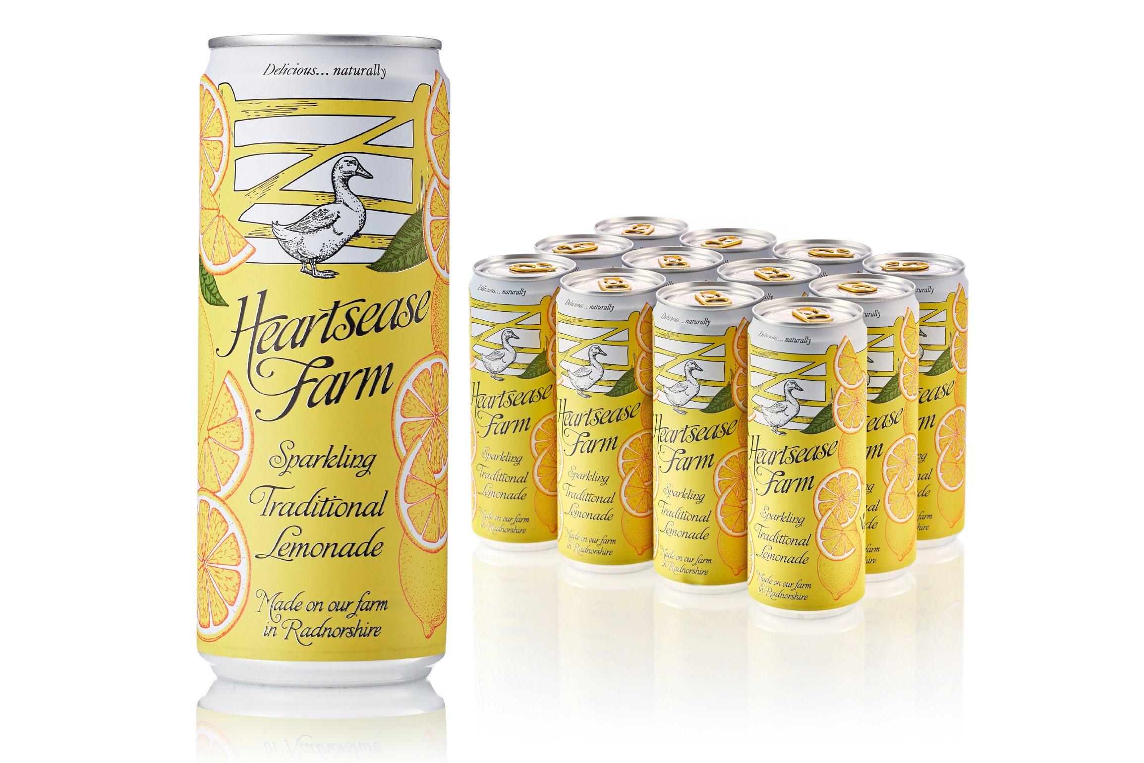 Heartsease Farm Sparkling Traditional Lemonade 330ml     12 x 330ml