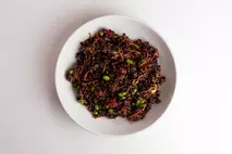 Black Rice, Quinoa and Edamame Bean Salad