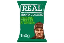 Real Strong Cheese & Onion Crisps