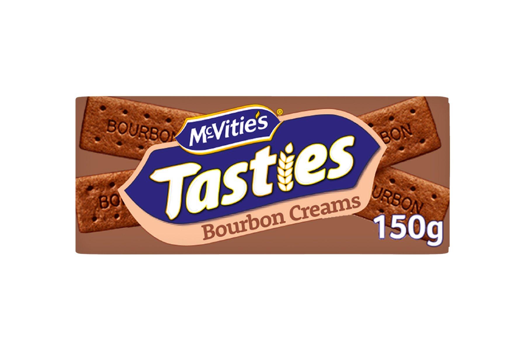 McVities Tasties Bourbon Creams 12 x 150g