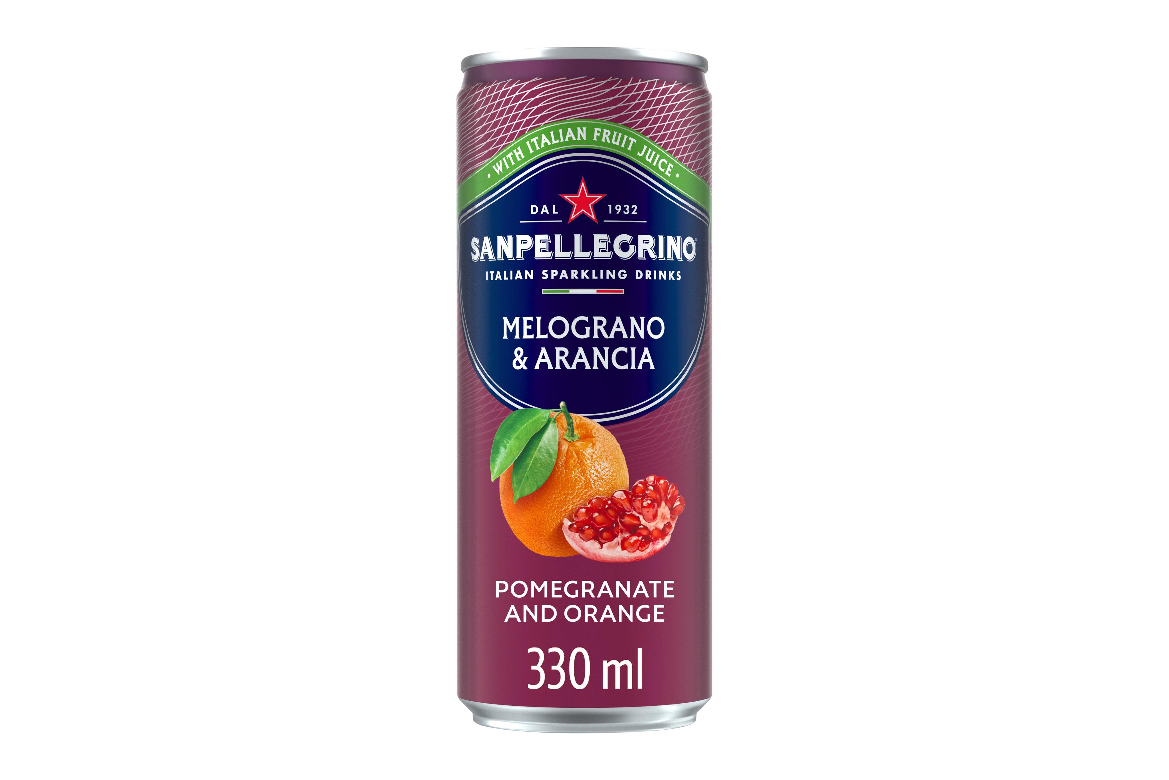 San Pellegrino Pomegranate & Orange     12 x 330ml