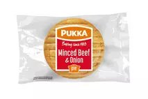 Pukka Individually Wrapped Baked Minced Beef & Onion Pies