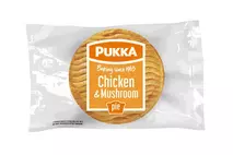 Pukka Individually Wrapped Baked Chicken & Mushroom Pies