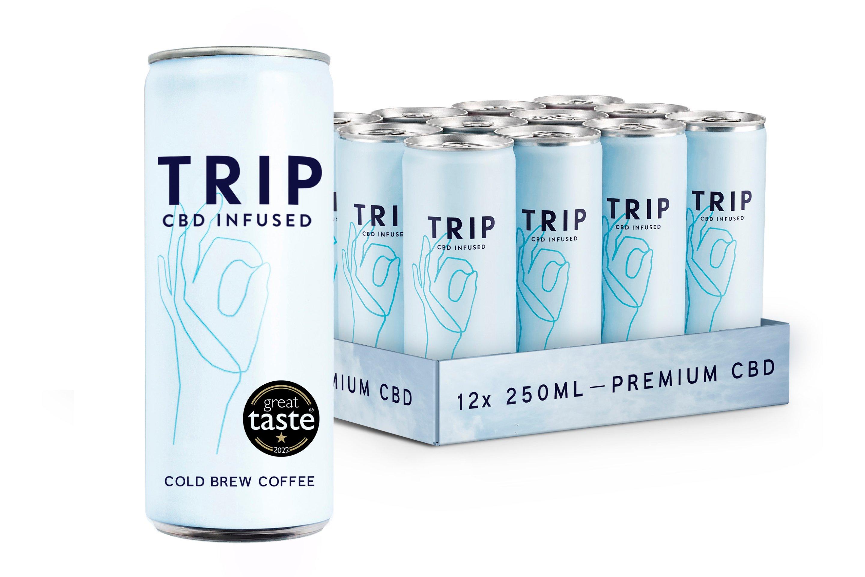 TRIP CBD Infused Cold Brew Coffee (4 x 250ml)