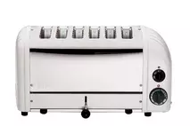Dualit 6 Slot Vario White Toaster