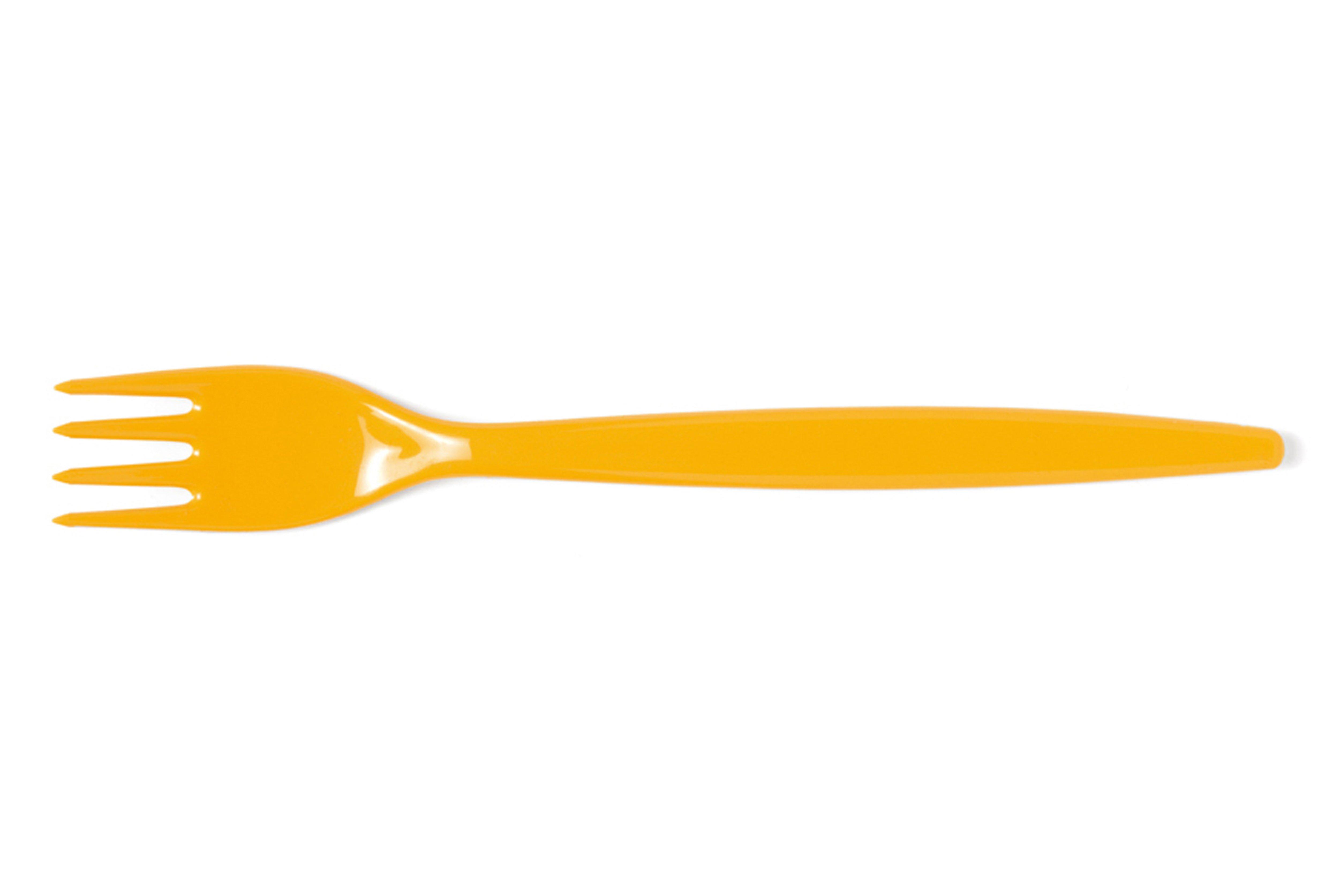 Yellow Polycarbonate Standard Fork