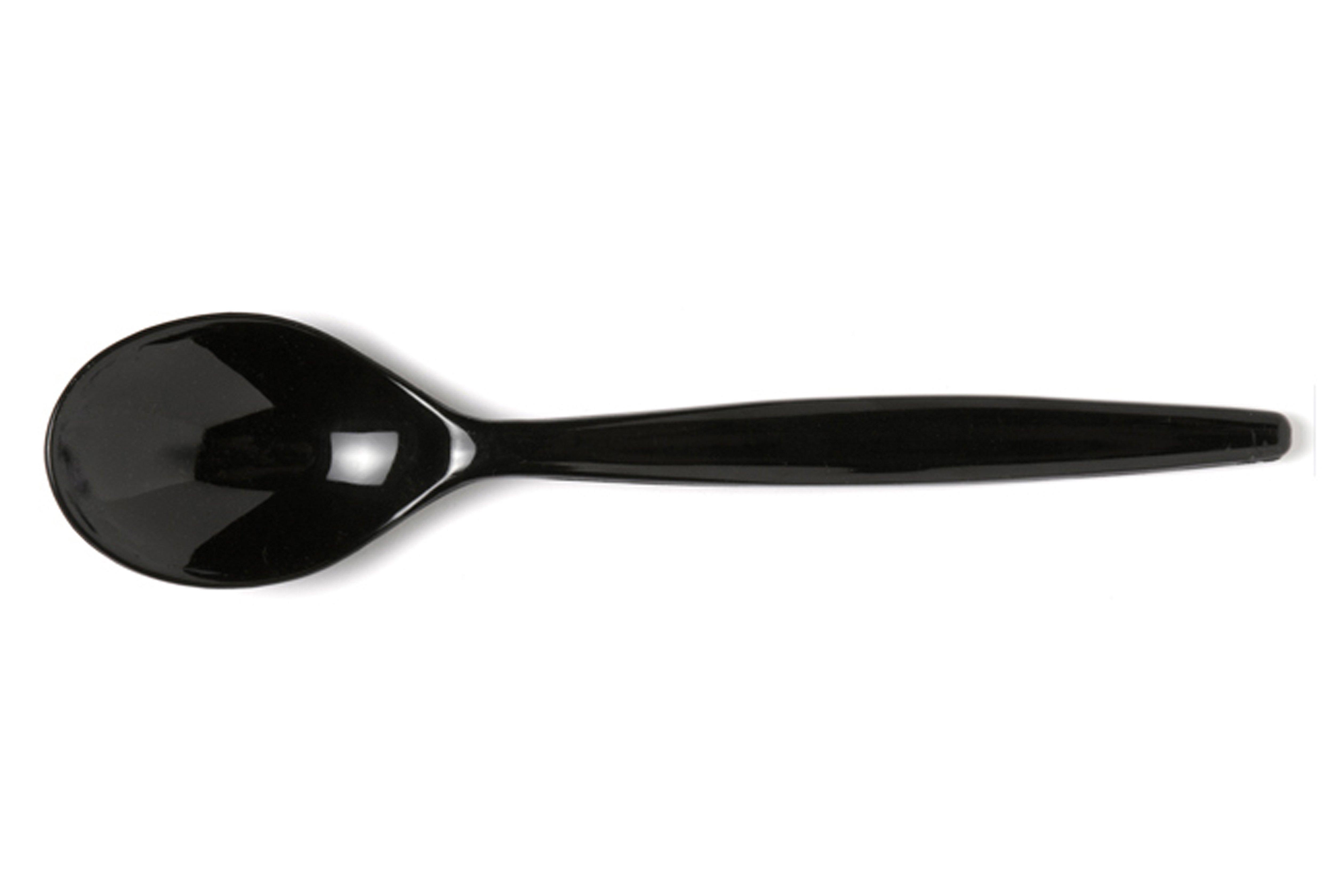 Poly Dessert Spoon Black 20cm
