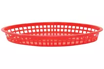Red Texas Platter Basket
