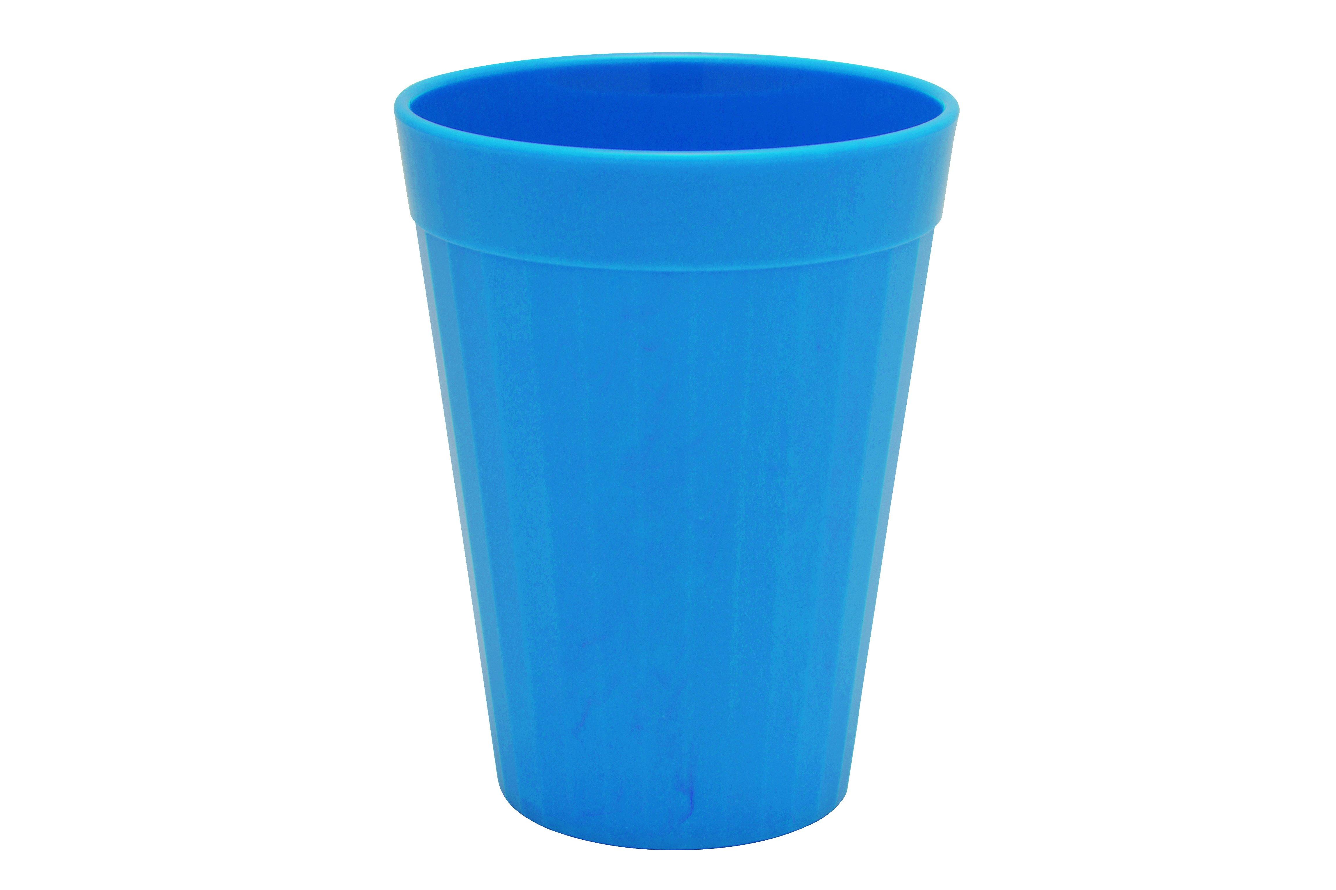 Harfield Blue Fluted Polycarbonate Tumbler 200ml