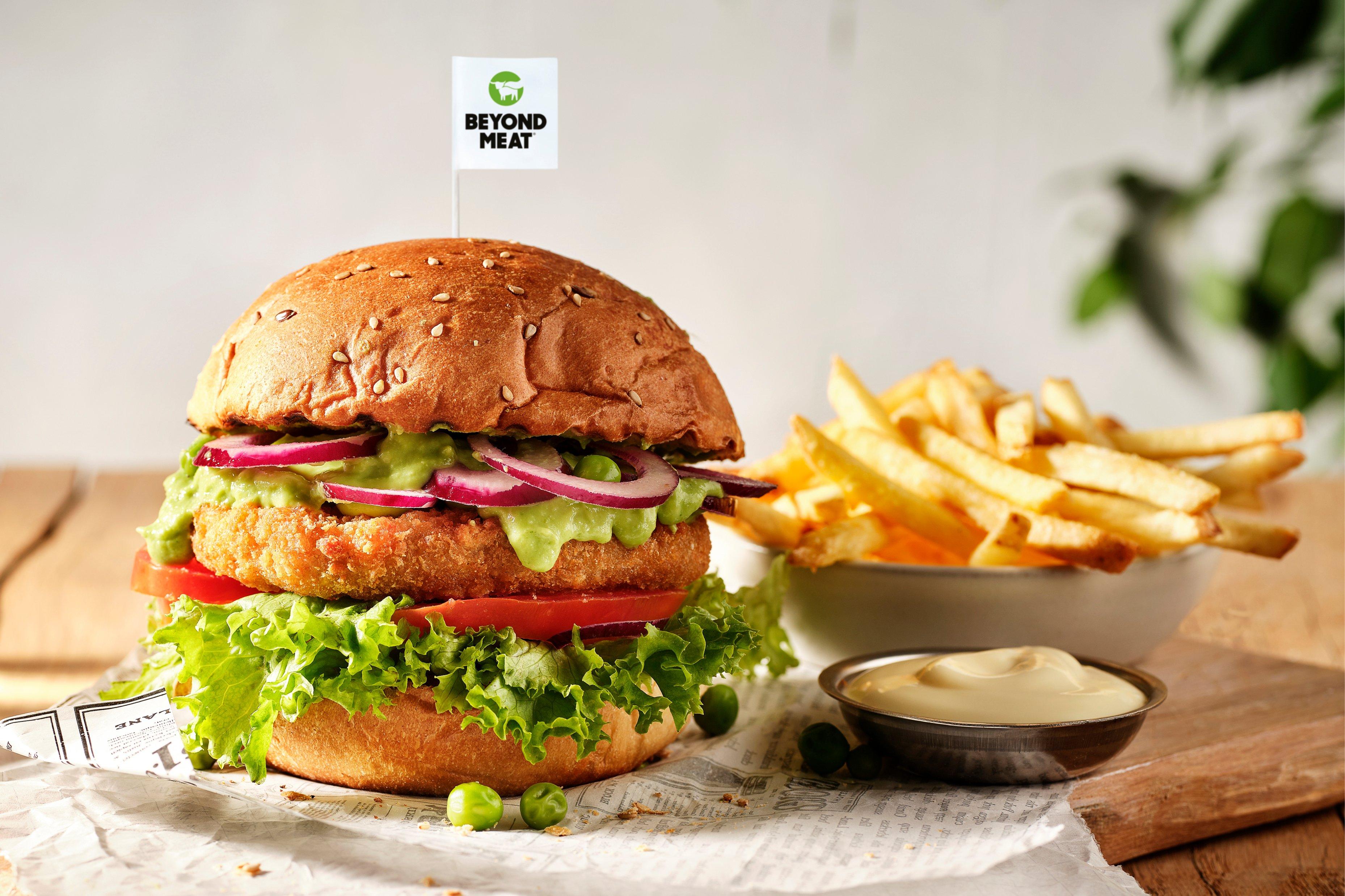 Beyond Meat Vegan Chicken Burger