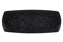 Caldera Ash Black Menu Shades Rectangular Plate 35.5x14cm