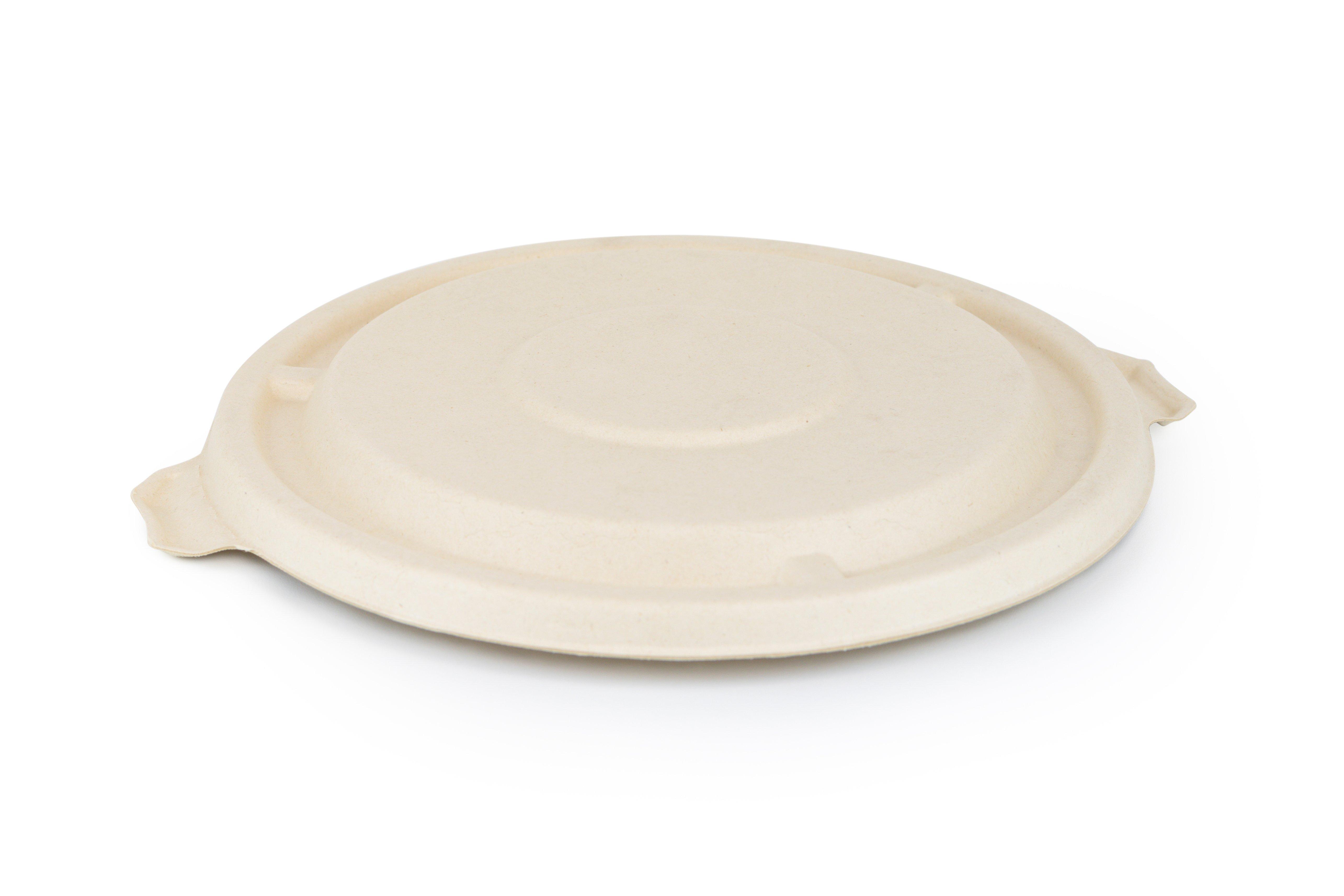 Sysco Earth Plus Unbleached Bagasse Large Bowl Lid