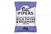 Pipers Atlas Mountain Wild Thyme & Rosemary Crisps 40G
