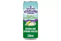 Highland Spring Pear & Elderflower Sparkling Water