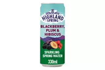 Highland Spring Sparkling Blackberry, Plum & Hibiscus Water