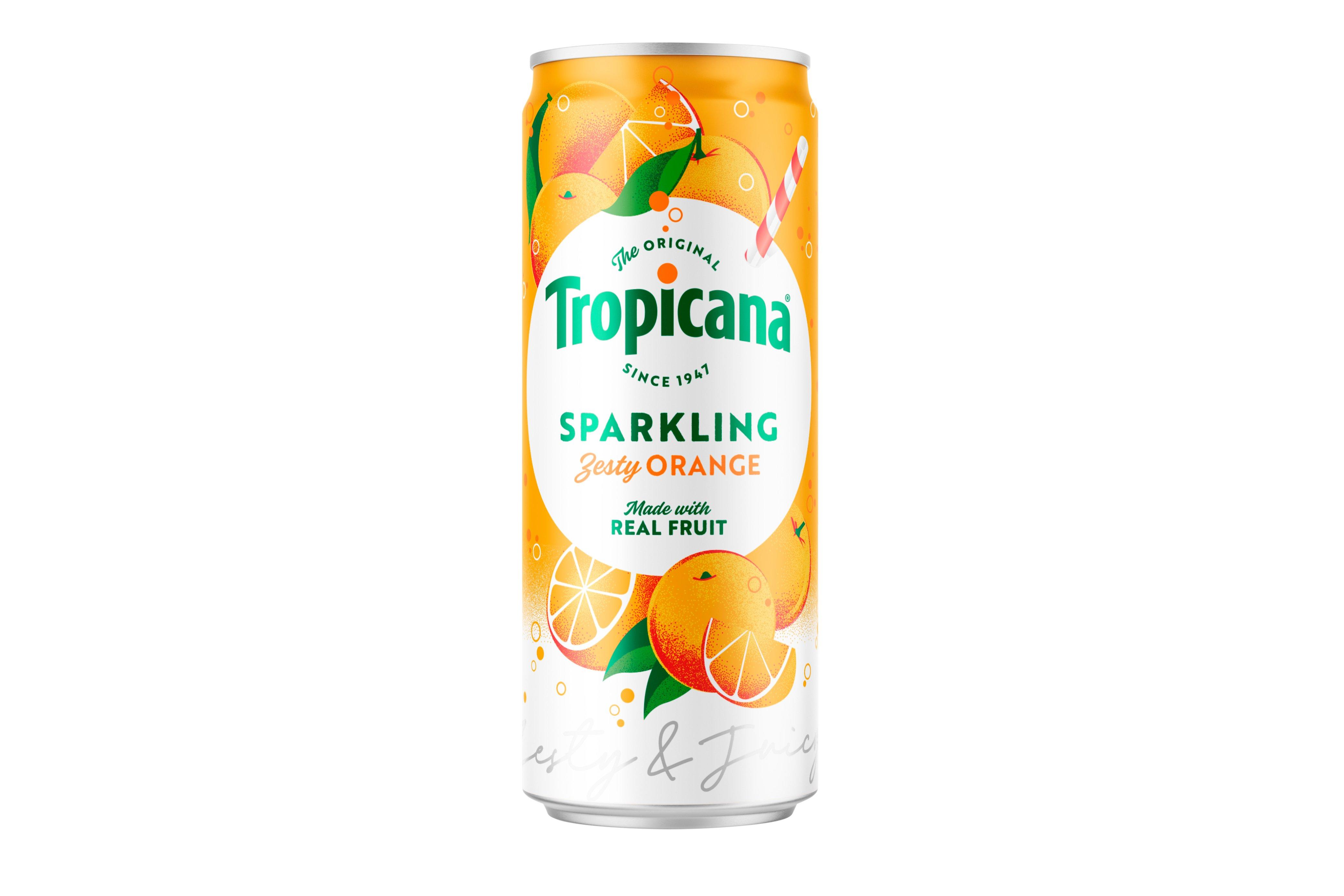 Tropicana Sparkling Zesty Orange