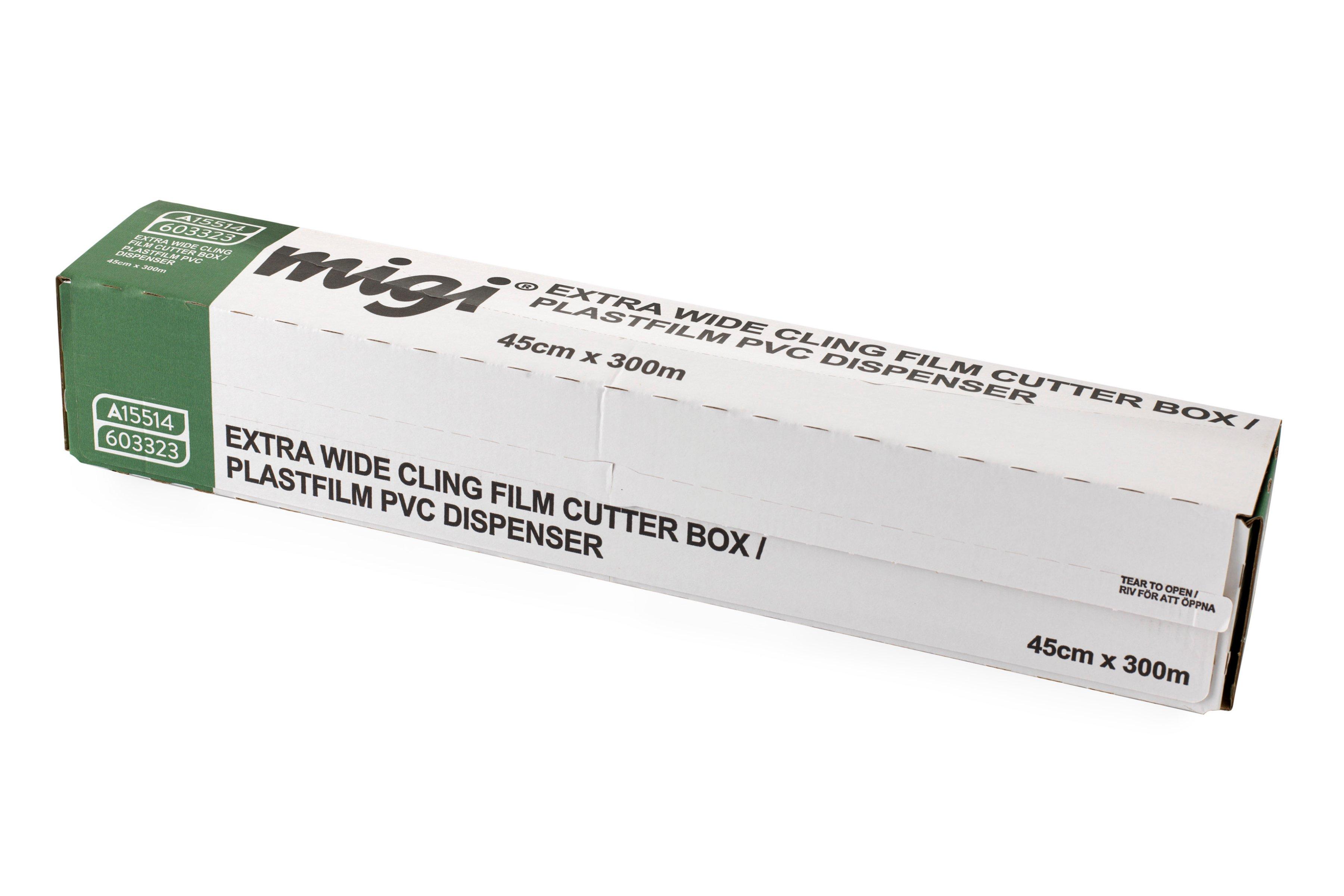 Migi Extra Wide Cling Film Cutterbox 45cmx300m 1 x 1