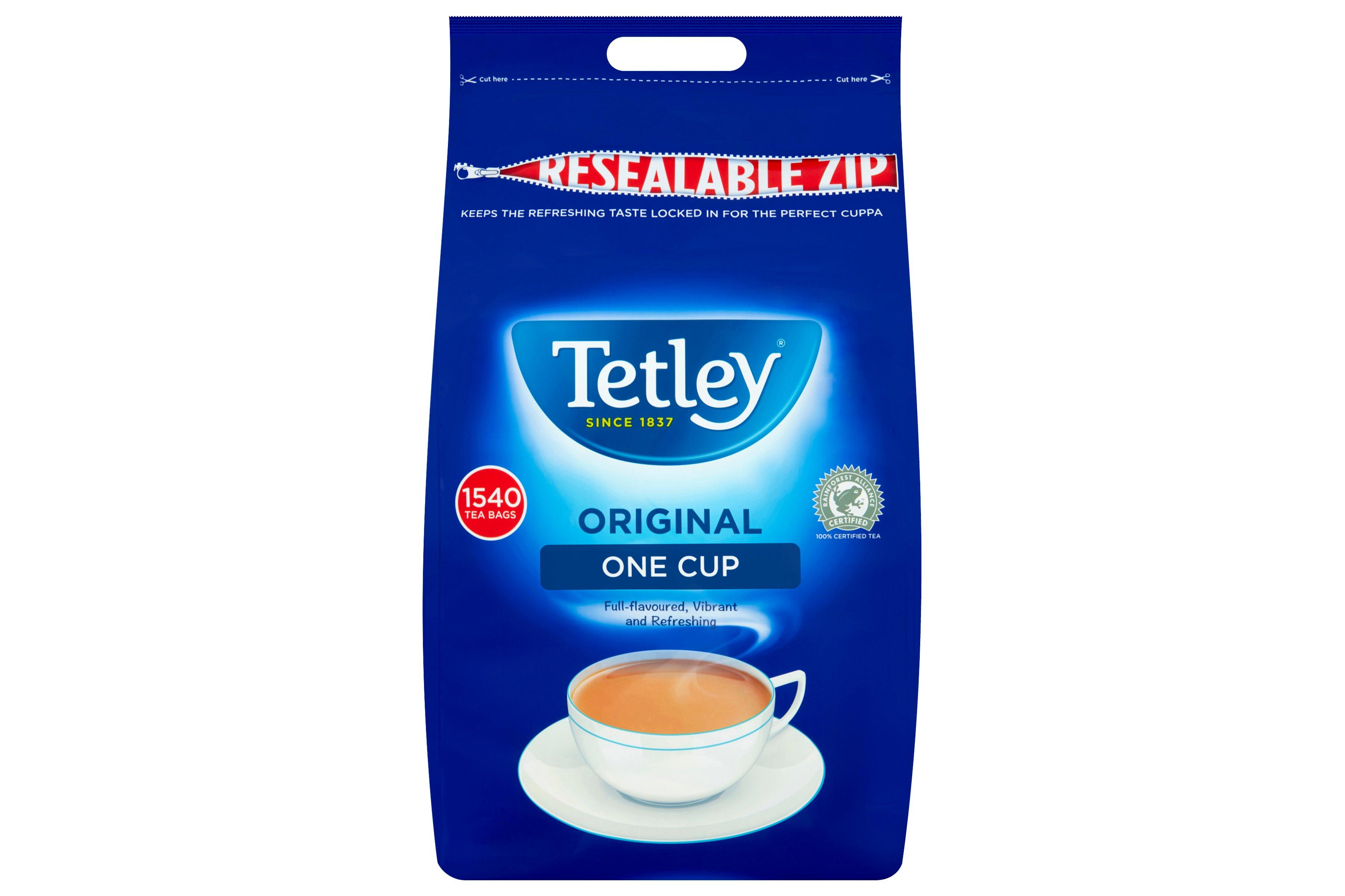 Buy Tetley Original One Cup Black Tea Bags Pack of 1100
