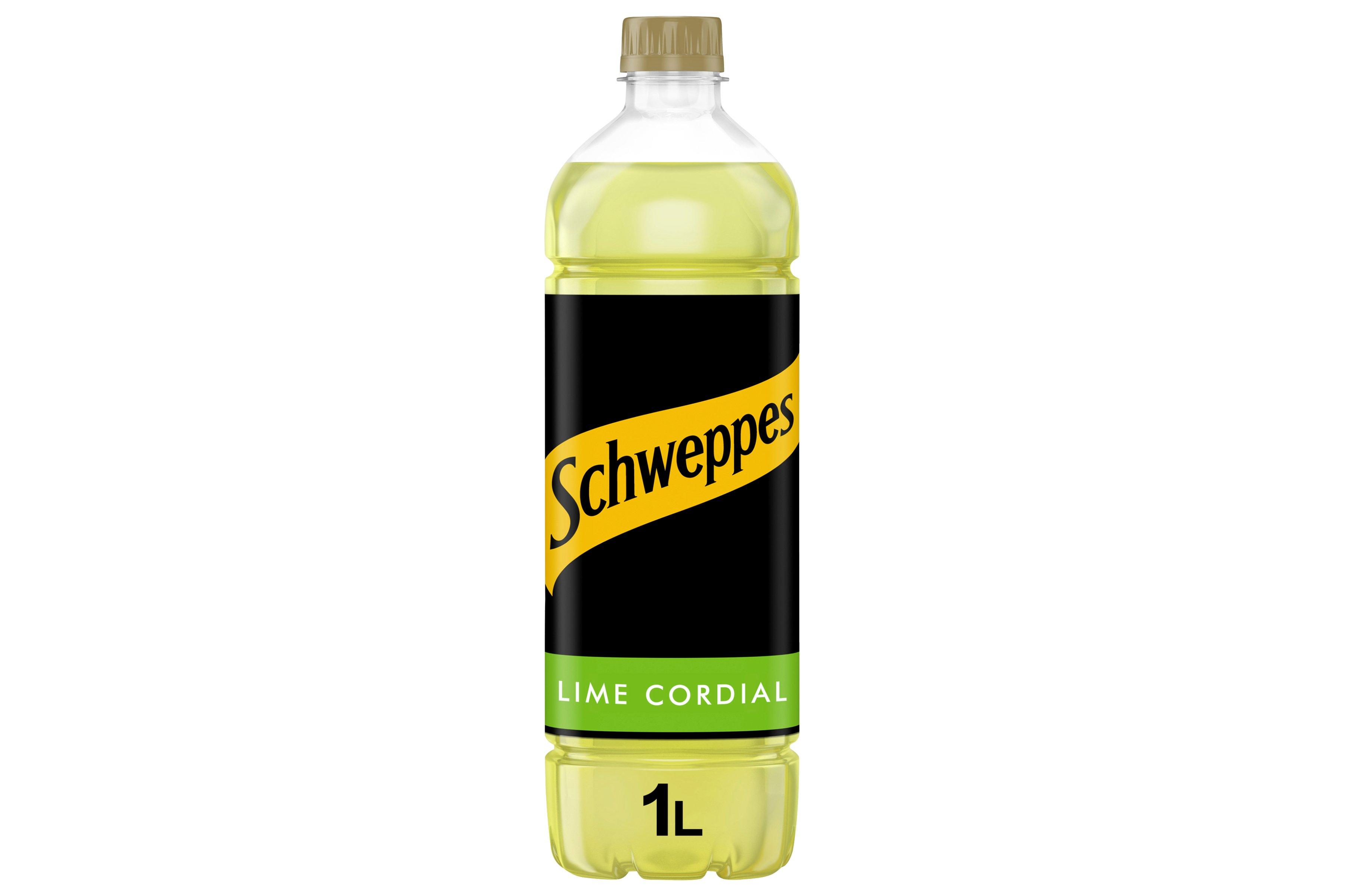 Schweppes Lime Cordial 1L     12 x 1ltr