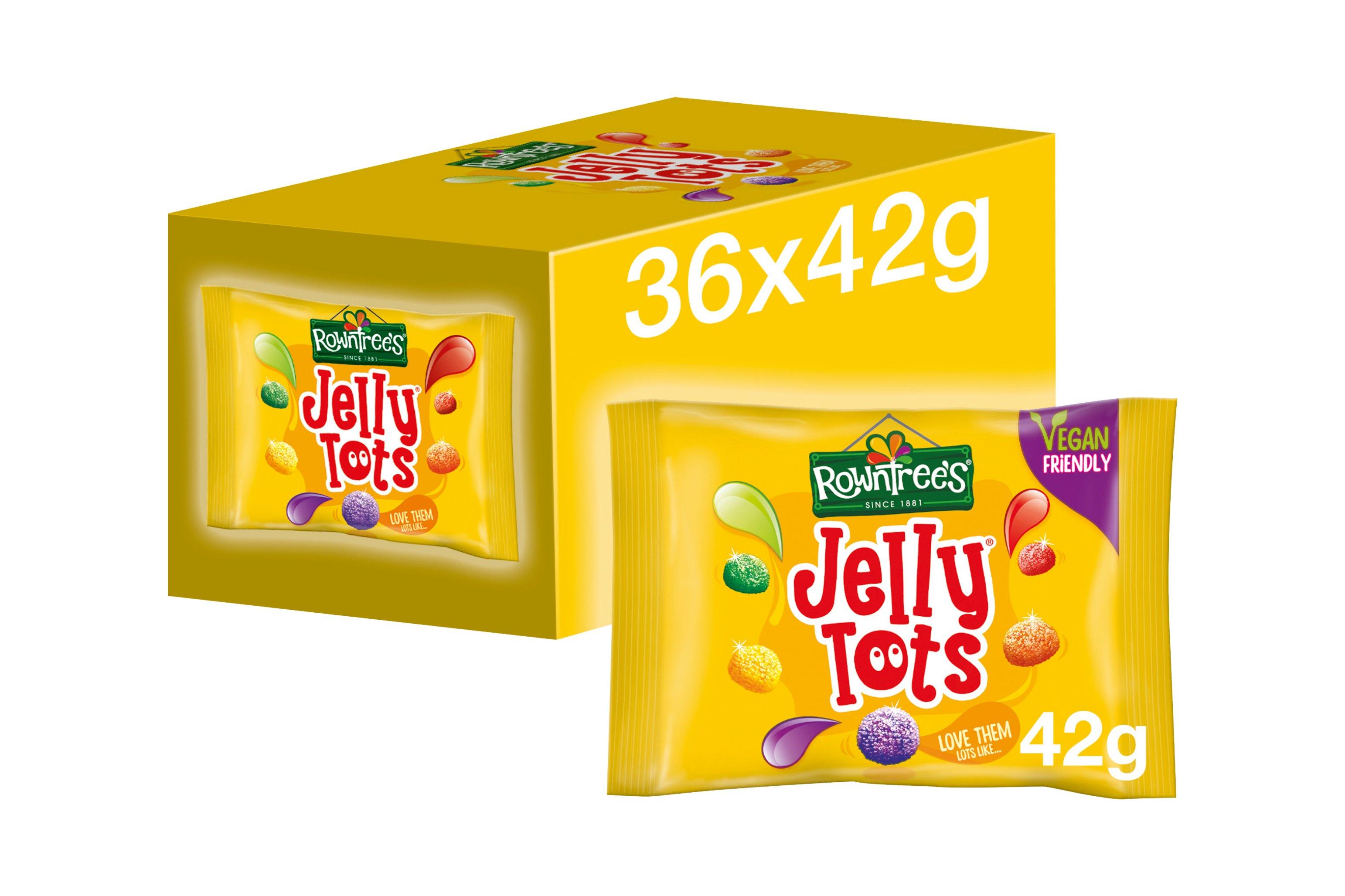Rowntree's Jelly Tots Sweets Bag 42g 36 x 42g
