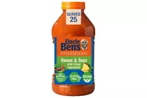 Uncle Bens Sweet & Sour with Crispy Vegetables 2.3kg Uncle Bens Sweet & Sour with Crispy Vegetables 2.3kg