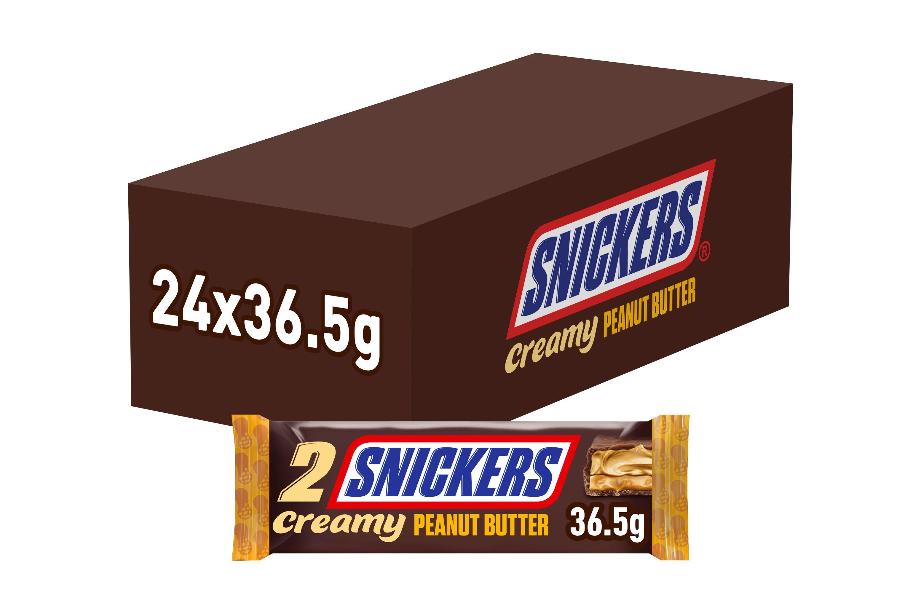 Snickers Creamy Peanut Nut Butter Chocolate Duo Bar 36 5g Wholesale Buy Snickers Creamy Peanut Nut Butter Chocolate Duo Bar 36 5g In Bulk Brakes Foodservice