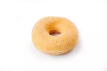 Donut Worry Be Happy Golden Fry Ring Donut