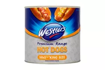 Westlers Premium Range King Size Hot Dogs (5¼”) Westlers Premium Range King Size Hot Dogs (5¼”)