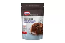 Dr. Oetker Professional Scotbloc Milk Chocolate Flavoured Drops 3kg Dr. Oetker Professional Scotbloc Milk Chocolate Flavoured Drops 3kg