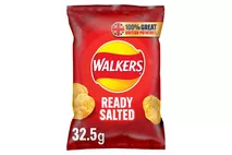 Walkers Ready Salted Crisps 32.5g Walkers Ready Salted Crisps 32.5g