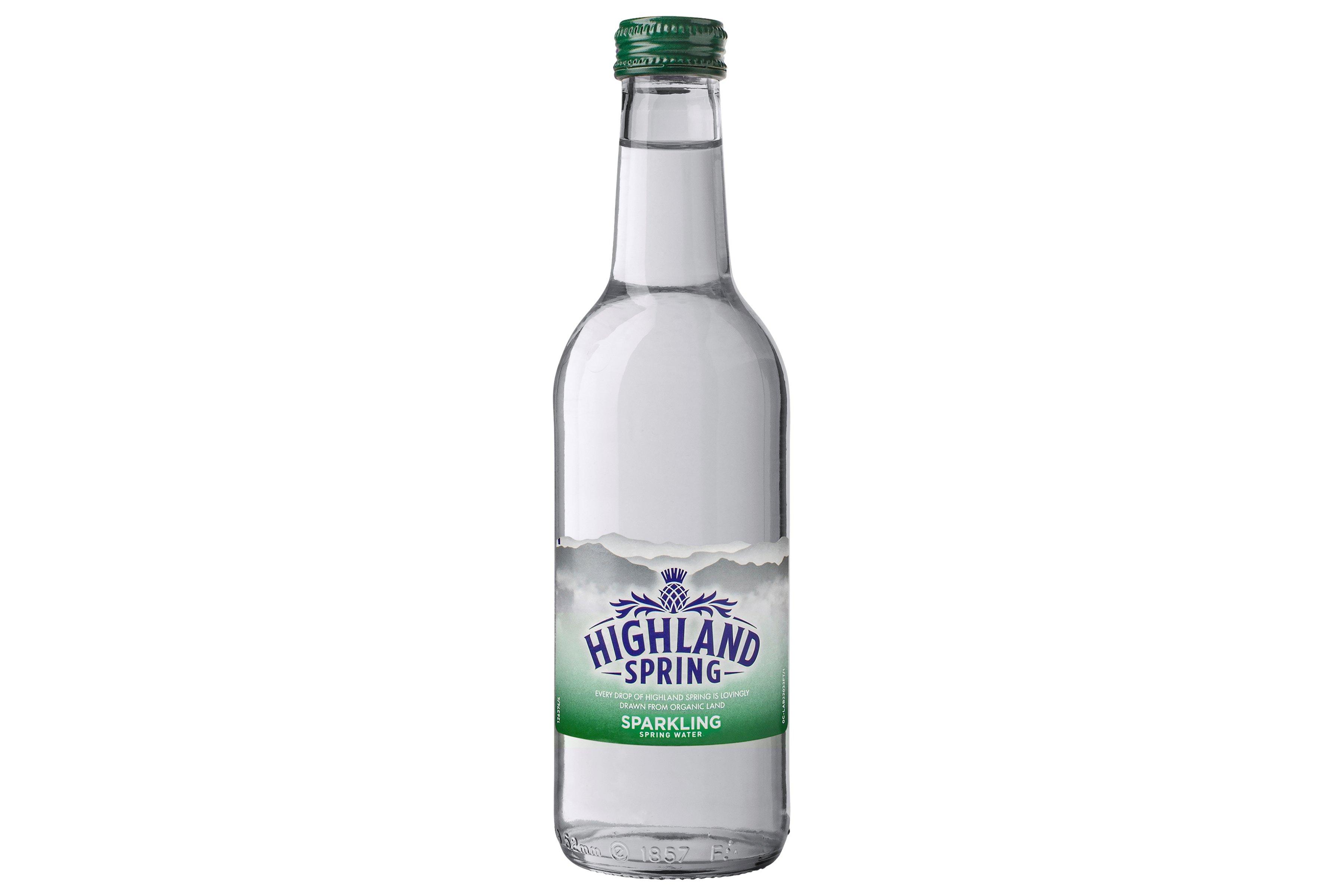 Highland Spring Sparkling Spring Water 330ml     24 x 330ml
