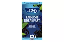 Tetley English Breakfast String & Tag envelope Tetley English Breakfast String & Tag envelope
