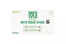 Tate & Lyle Fairtrade White Sugar Sticks 2.5kg Tate & Lyle Fairtrade White Sugar Sticks 2.5kg