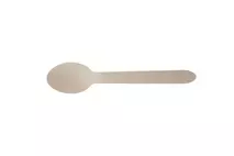 eGreen 100 Wooden Dessert Spoons