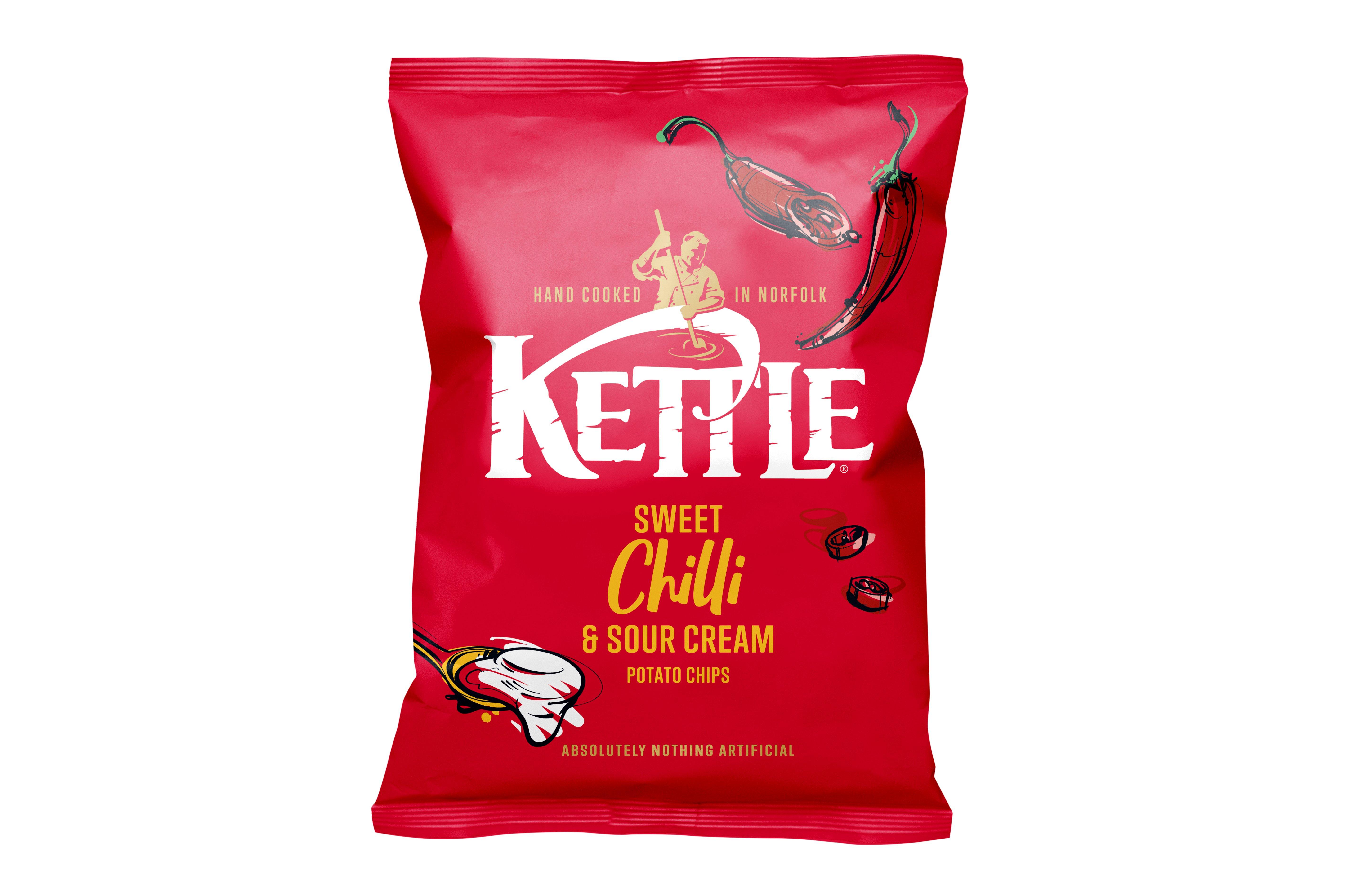 KETTLE? Chips Sweet Chilli & Sour Cream 40g 18 x 40g