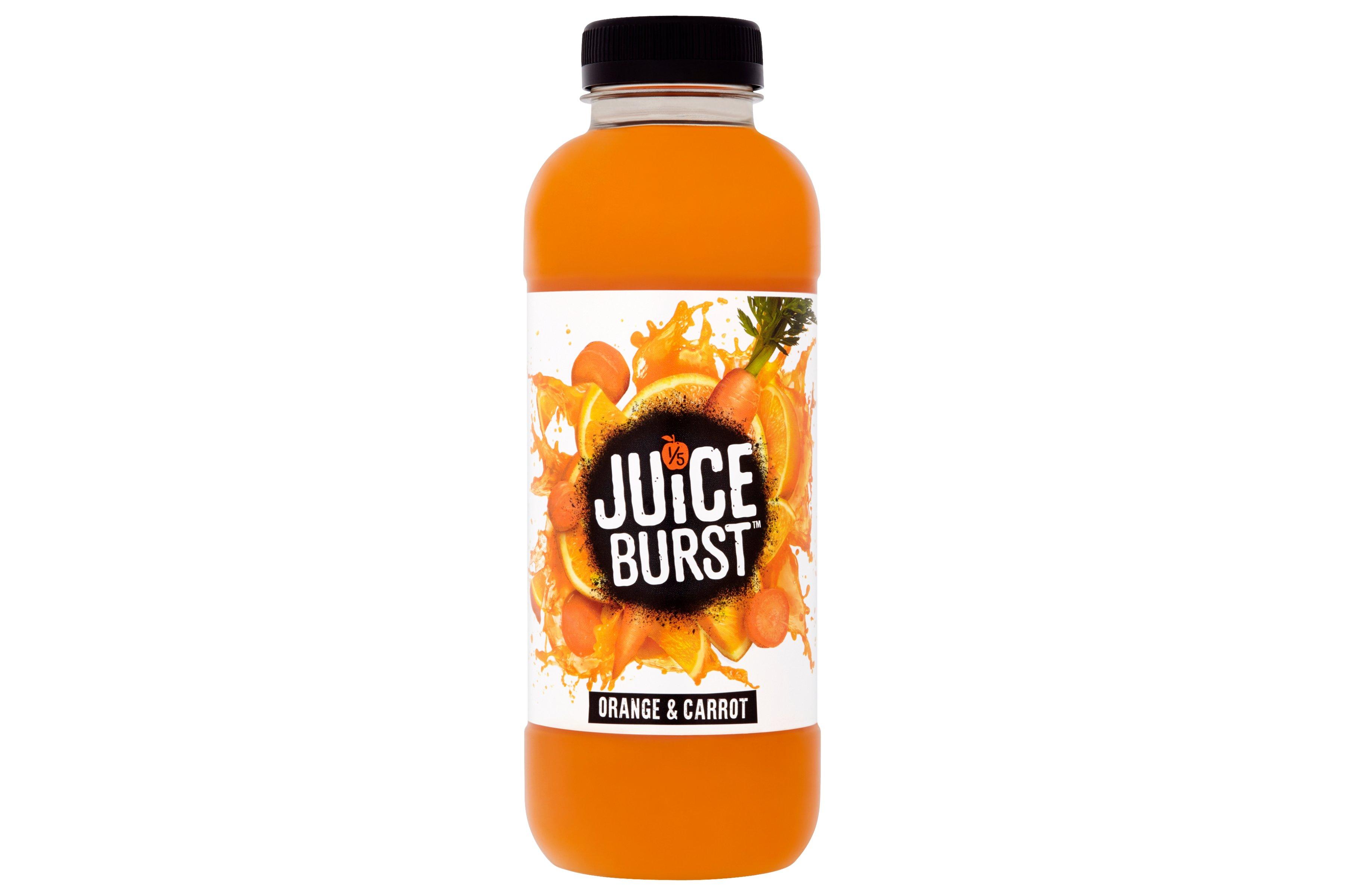 JUICEBURST? Juice Burst Orange & Carrot 500ml     12 x 500ml