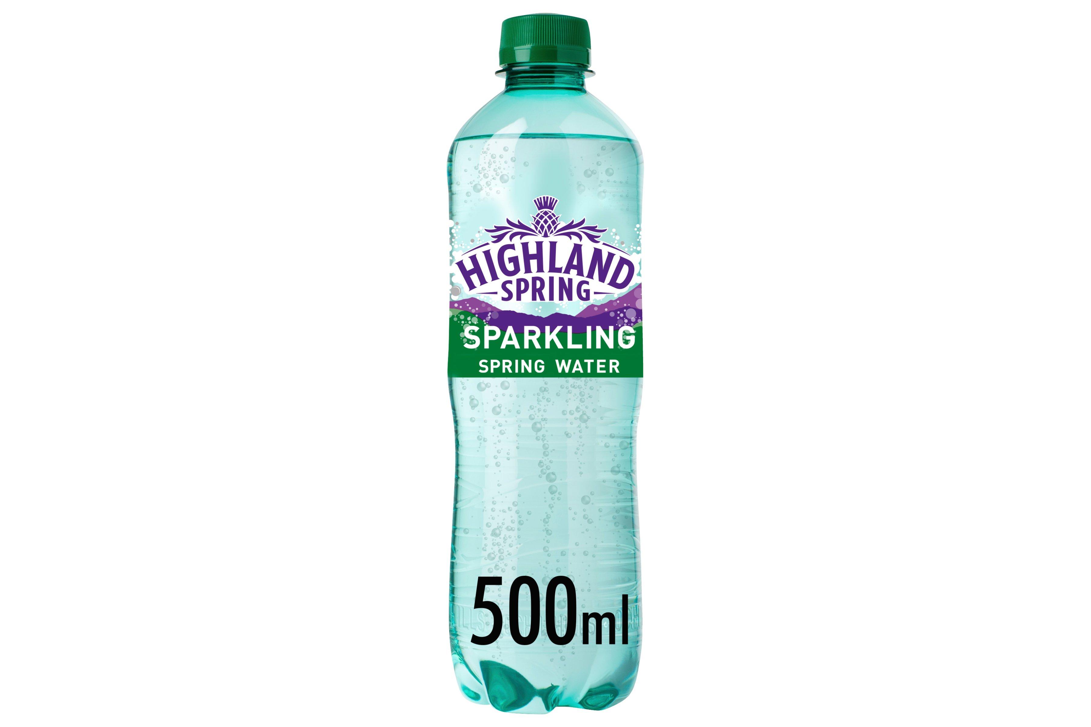 Highland Spring Sparkling Spring Water 500ml     24 x 500ml