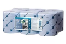 Tork 473263 Tork Reflex™ Wiping Paper Plus, Single Sheet Centrefeed, 2ply, Blue, 150m Tork 473263 Tork Reflex™ Wiping Paper Plus, Single Sheet Centrefeed, 2ply, Blue, 150m