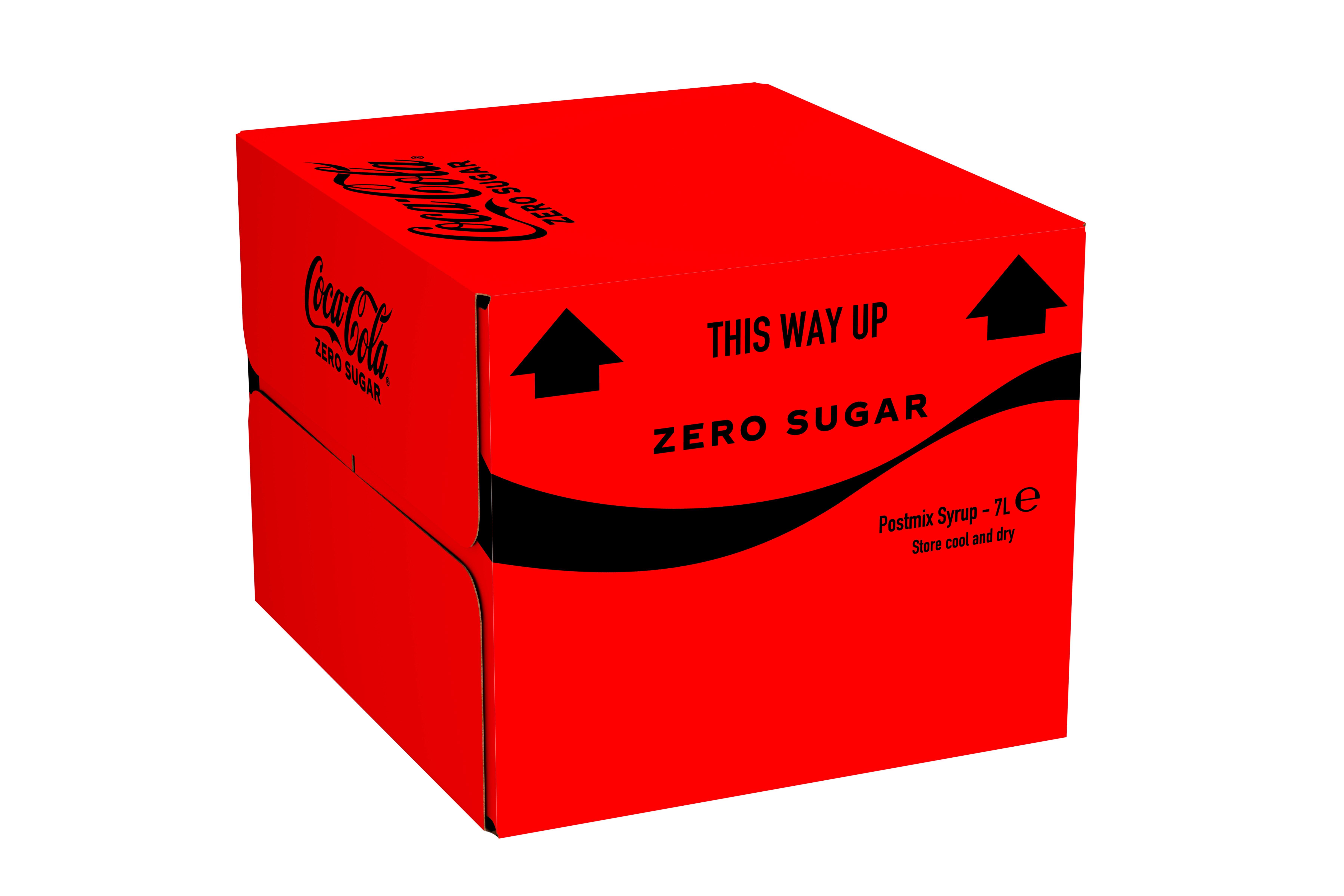 Zero Sugar Coca Cola Bag in Box Post Mix Sirup 7L : : Lebensmittel  & Getränke