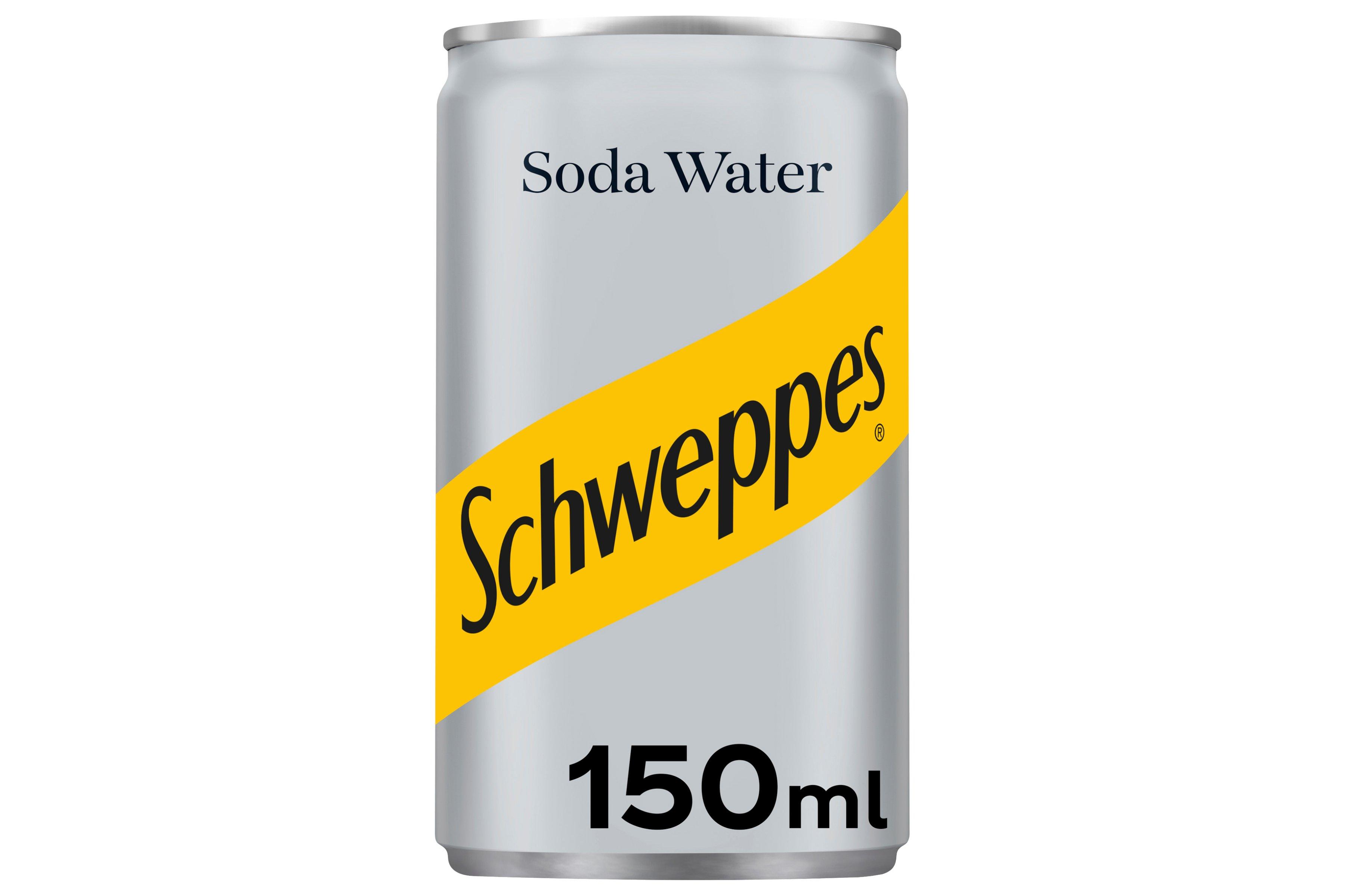 Schweppes Soda Water 150ml     24 x 150ml