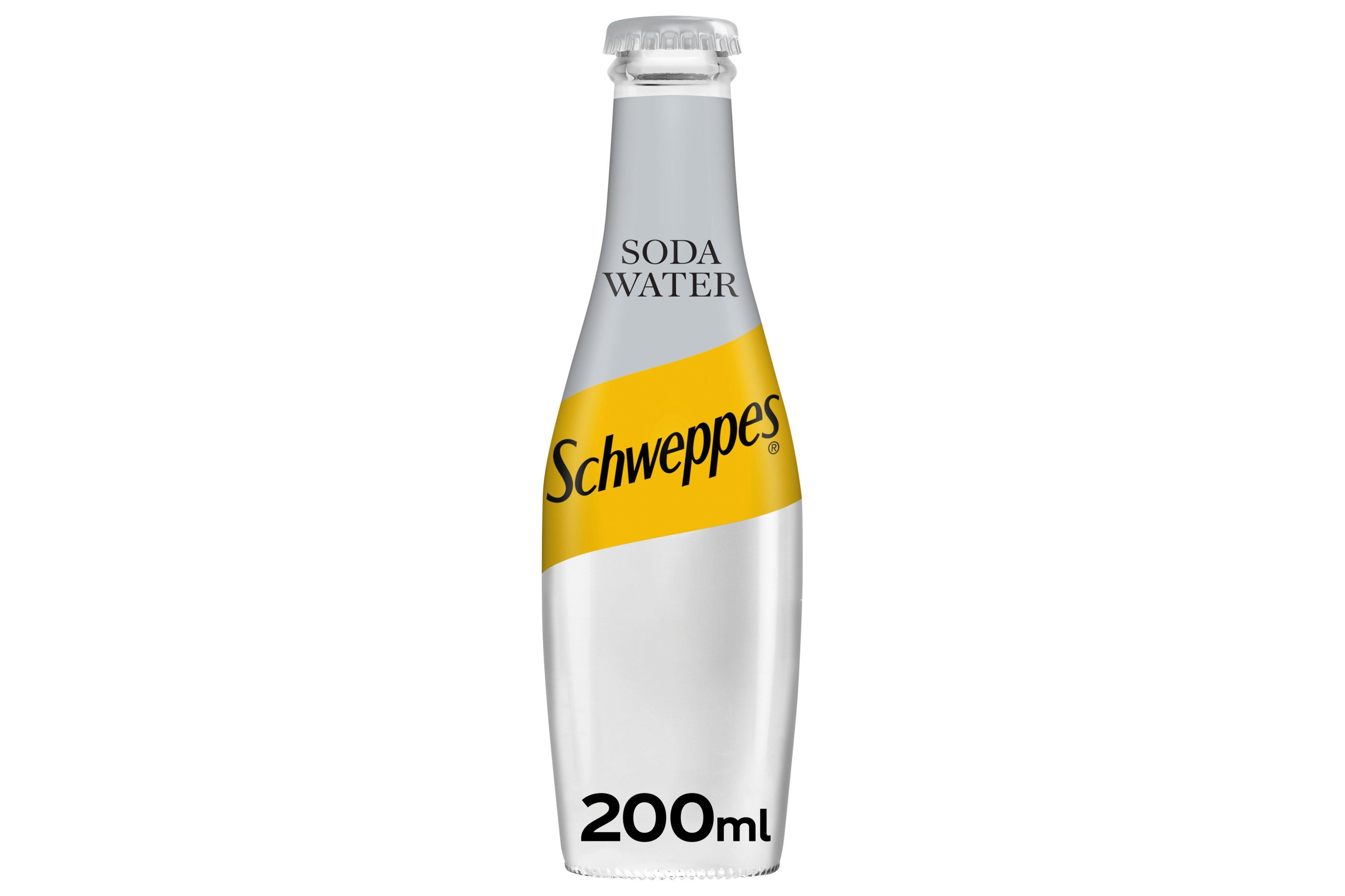 Schweppes Soda Water 200ml     24 x 200ml