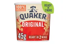 Quaker Oat So Simple Original Porridge Pot 45g Quaker Oat So Simple Original Porridge Pot 45g